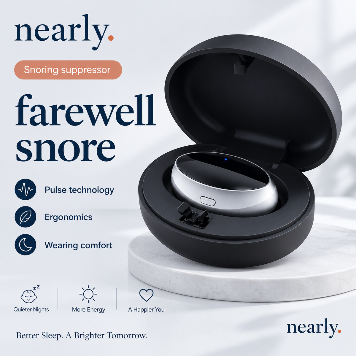 Nearly Pro — Eliminates Snoring & Sleep Apnea